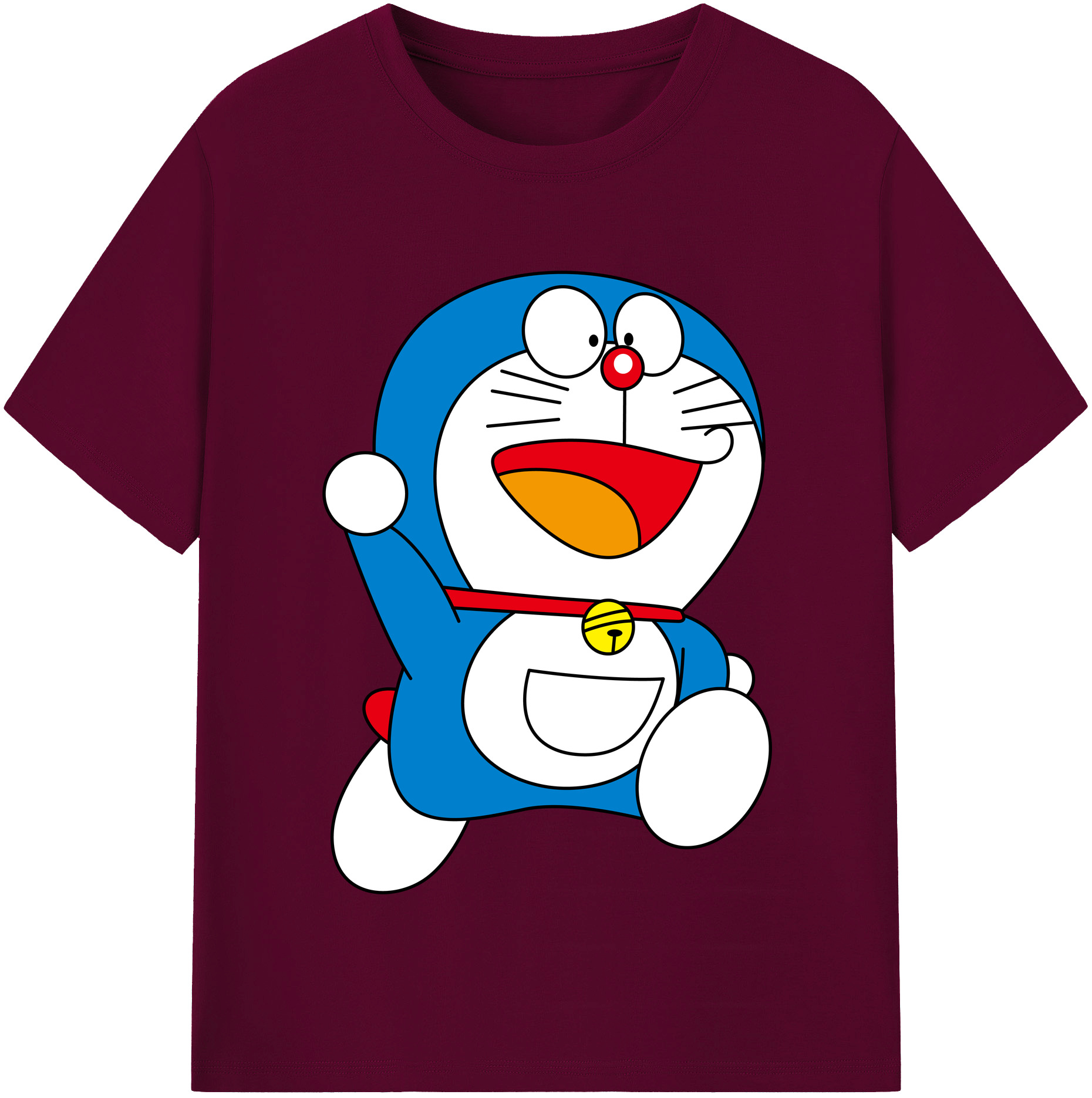 （画像用） ドラえもん Doraemon レディースカジュアルプリントTシャツ（綿100％）